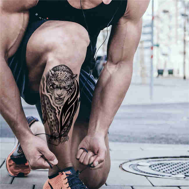 lion leg tattoos