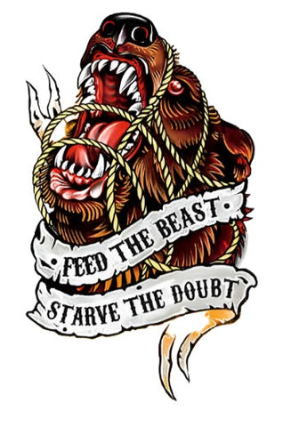 Feed The Beast - Boston Temporary Tattoos