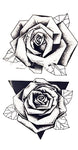 Abstract Rose - Boston Temporary Tattoos