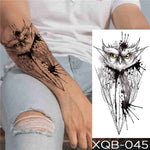 Art Owl - Boston Temporary Tattoos