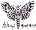 Death Moth - Boston Temporary Tattoos