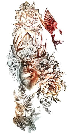 Deer - Boston Temporary Tattoos