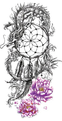 Dragon Dream Catcher - Boston Temporary Tattoos