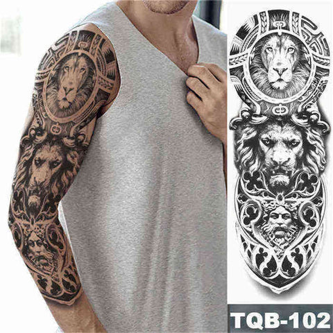 Lion Roar - Boston Temporary Tattoos