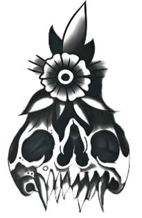 Hand Skull - Boston Temporary Tattoos