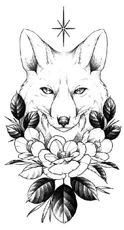 Rose Fox - Boston Temporary Tattoos