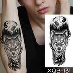 Dark Wolf - Boston Temporary Tattoos