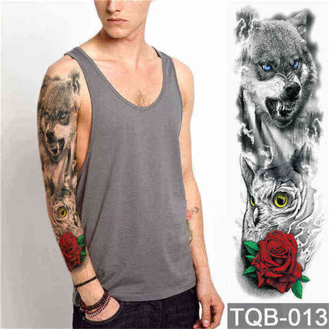 Wolf Pack - Boston Temporary Tattoos