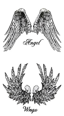 Wings - Boston Temporary Tattoos