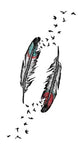 Feather - Boston Temporary Tattoos