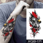 Wolf Impact - Boston Temporary Tattoos