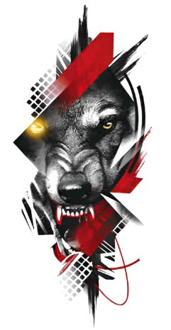 Wolf Impact - Boston Temporary Tattoos