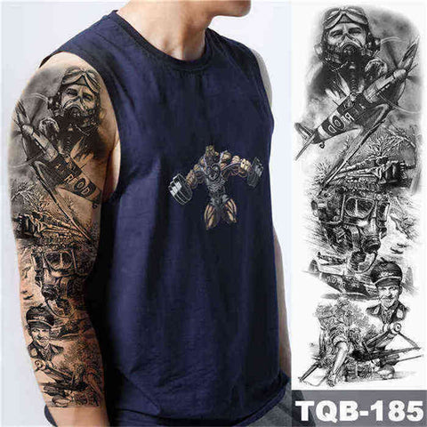 WWII - Boston Temporary Tattoos