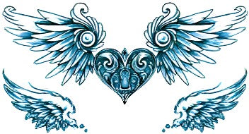 Angel Wings - Boston Temporary Tattoos