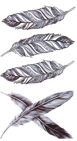 Angel Feathers - Boston Temporary Tattoos