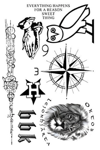 The 6 - Boston Temporary Tattoos