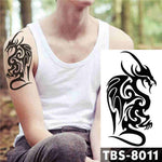 Abstract Dragon - Boston Temporary Tattoos