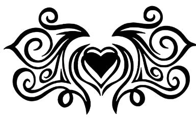 Heart Link - Boston Temporary Tattoos