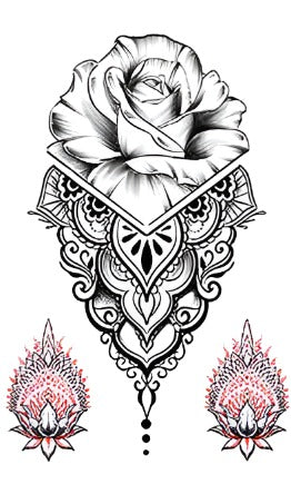 Fancy Rose - Boston Temporary Tattoos