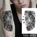 Lion Clock - Boston Temporary Tattoos