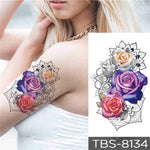 Purple Flower - Boston Temporary Tattoos