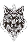 Fox Knight - Boston Temporary Tattoos