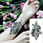 Grey Rose - Boston Temporary Tattoos