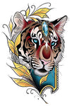 Tiger & Jewel - Boston Temporary Tattoos