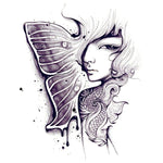 Butterfly Girl - Boston Temporary Tattoos