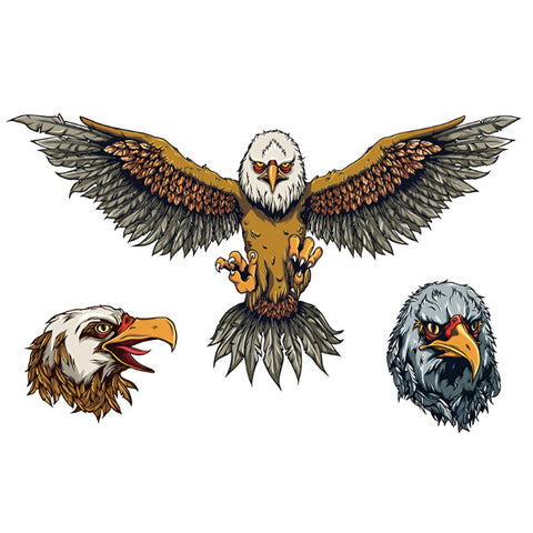 Vector Eagle - Boston Temporary Tattoos