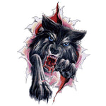 Bloody Wolf - Boston Temporary Tattoos