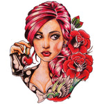 Rose sexy Women - Boston Temporary Tattoos