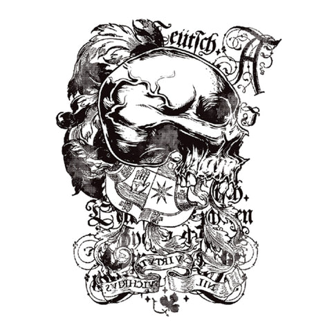 Latin Skull 2 - Boston Temporary Tattoos