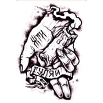 Hand Holding Candle - Boston Temporary Tattoos