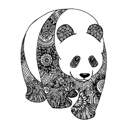 Panda Mandala - Boston Temporary Tattoos