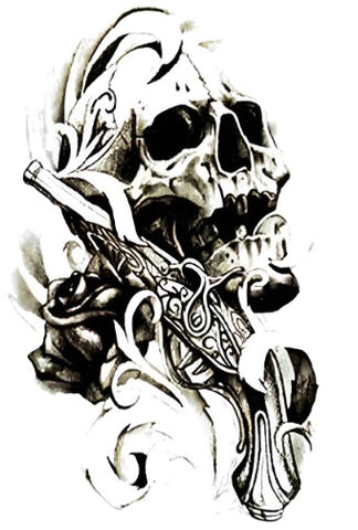 Death by Gun - Boston Temporary Tattoos