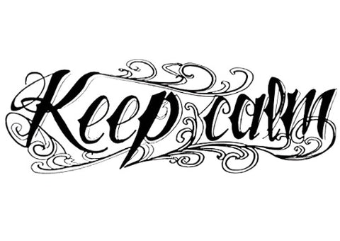 Keep Calm - Boston Temporary Tattoos