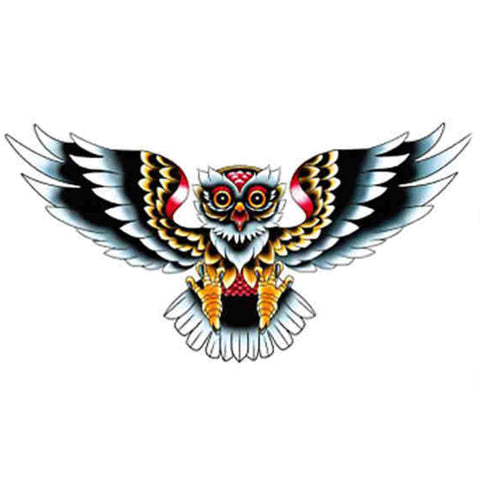 Cool Owl - Boston Temporary Tattoos