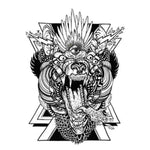 Monster Geometry - Boston Temporary Tattoos