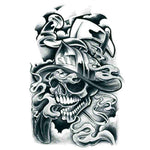 3D Skull Smoke - Boston Temporary Tattoos