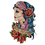 Sugar Skull Woman - Boston Temporary Tattoos