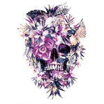 Floral Skull - Boston Temporary Tattoos