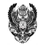 Horned Owl - Boston Temporary Tattoos