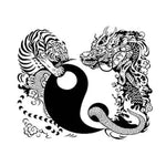 Tiger & Dragon - Boston Temporary Tattoos