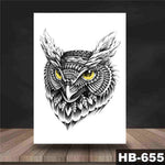 Night Owl - Boston Temporary Tattoos