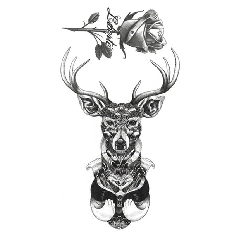 Deer Animals - Boston Temporary Tattoos