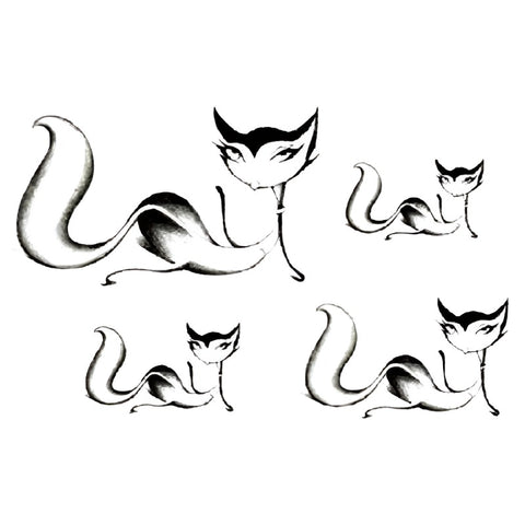 Cute Cat - Boston Temporary Tattoos