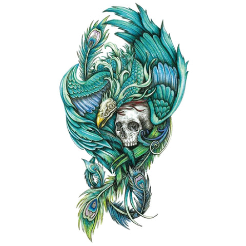 Phoenix Feather - Boston Temporary Tattoos