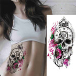 Death Skull - Boston Temporary Tattoos