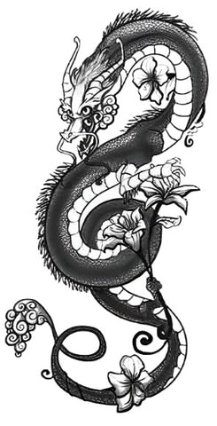 Sword Snake - Boston Temporary Tattoos